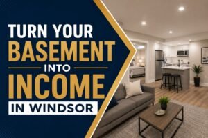 Turn Your Basement into Income in Windsor